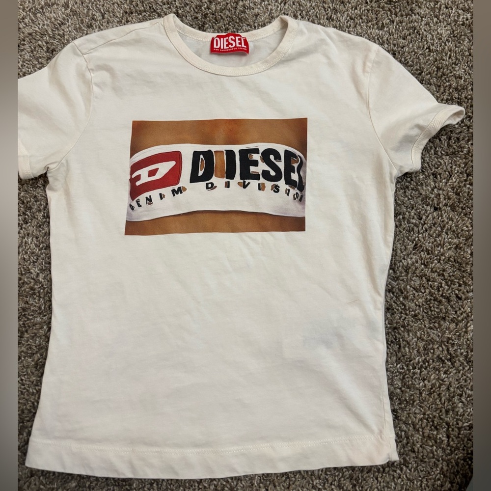 Diesel Classic White Tee